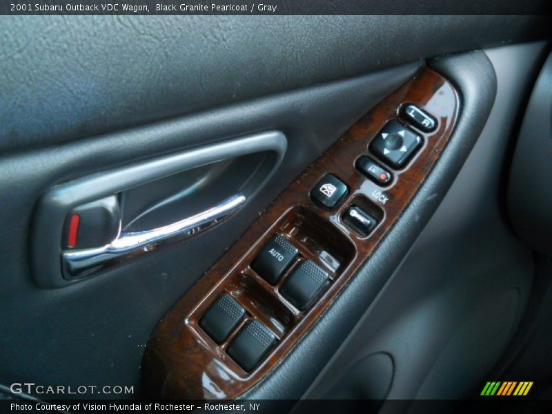 Black Granite Pearlcoat / Gray 2001 Subaru Outback VDC Wagon