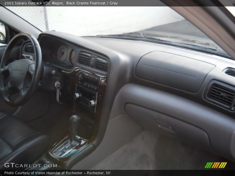 Black Granite Pearlcoat / Gray 2001 Subaru Outback VDC Wagon
