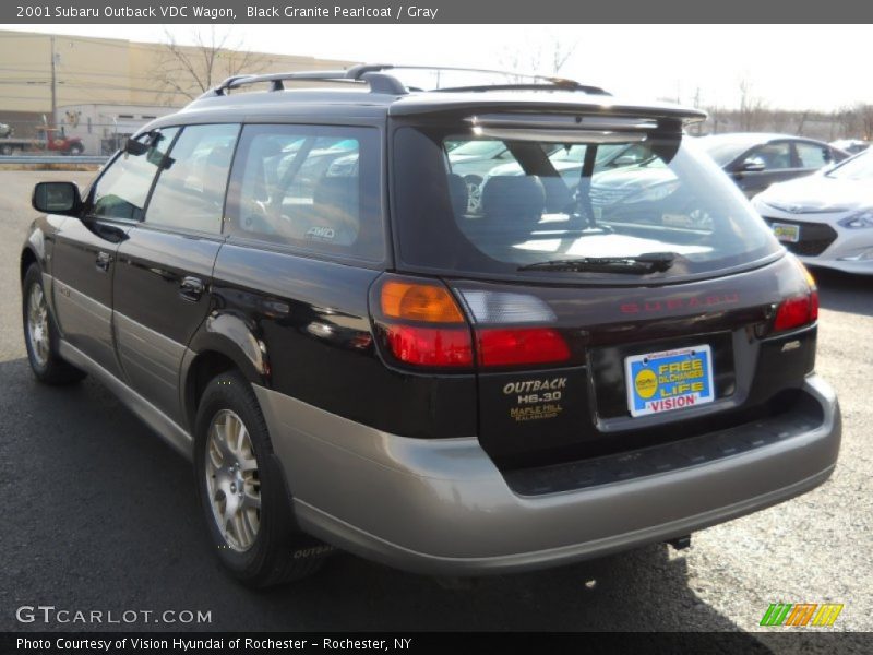 Black Granite Pearlcoat / Gray 2001 Subaru Outback VDC Wagon