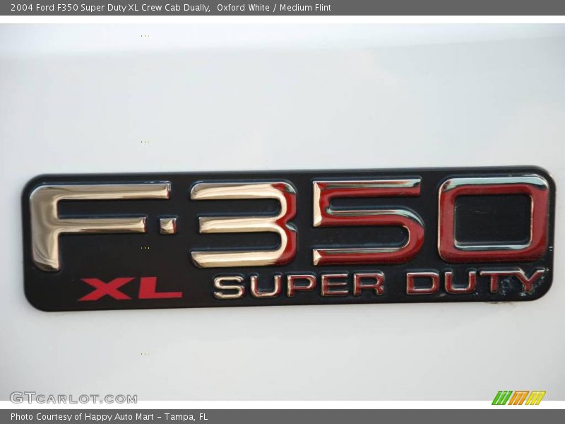 Oxford White / Medium Flint 2004 Ford F350 Super Duty XL Crew Cab Dually