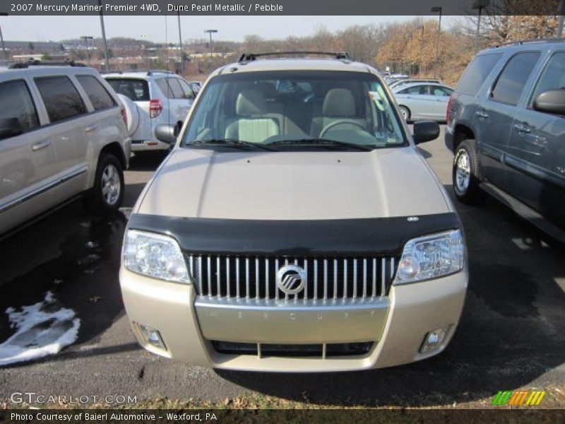 Dune Pearl Metallic / Pebble 2007 Mercury Mariner Premier 4WD