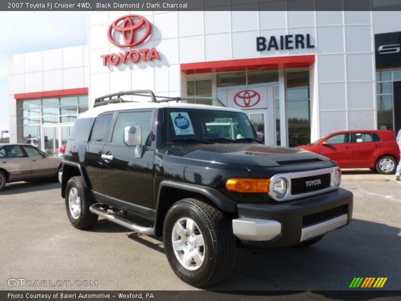 Black Diamond / Dark Charcoal 2007 Toyota FJ Cruiser 4WD