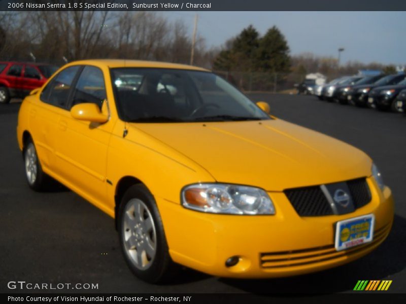 Sunburst Yellow / Charcoal 2006 Nissan Sentra 1.8 S Special Edition