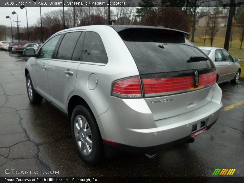 Brilliant Silver Metallic / Medium Light Stone 2009 Lincoln MKX AWD