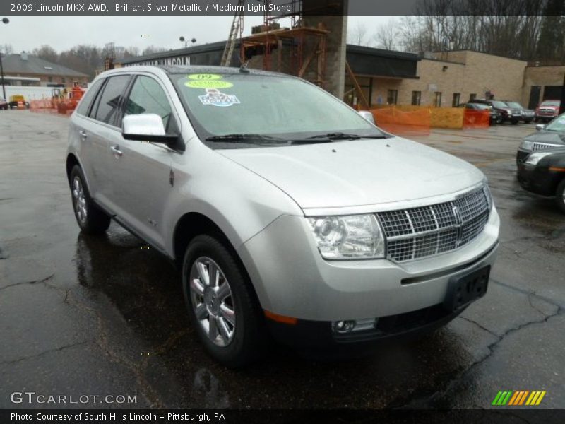 Front 3/4 View of 2009 MKX AWD