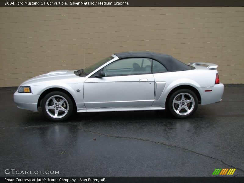 Silver Metallic / Medium Graphite 2004 Ford Mustang GT Convertible
