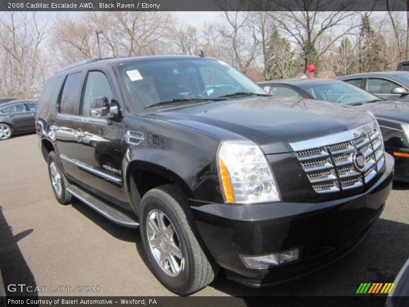 Black Raven / Ebony 2008 Cadillac Escalade AWD