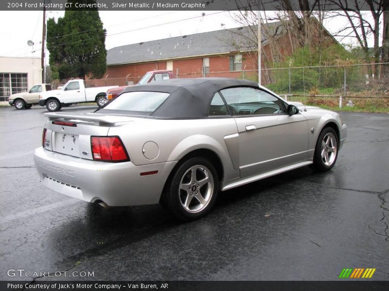 Silver Metallic / Medium Graphite 2004 Ford Mustang GT Convertible