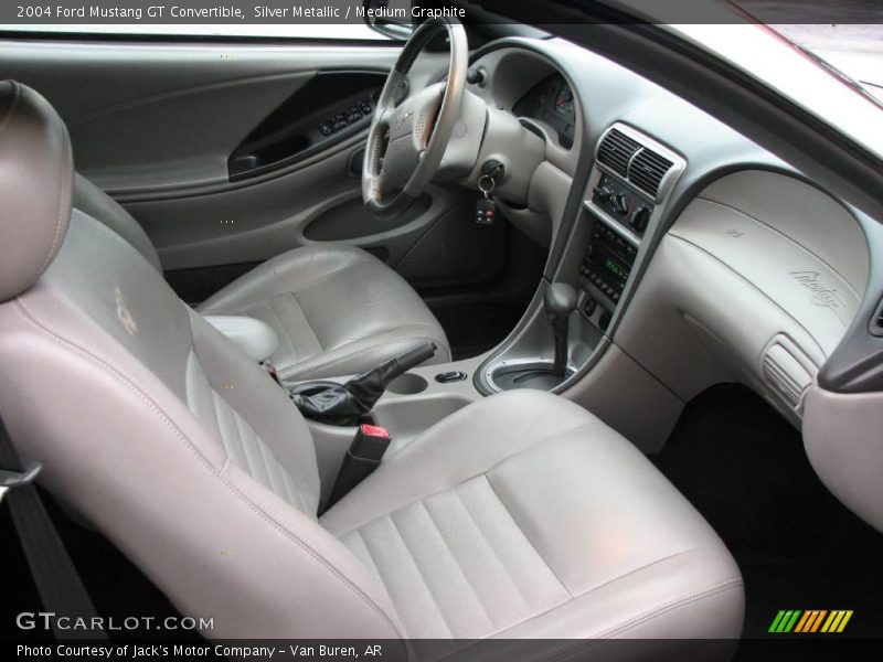 Silver Metallic / Medium Graphite 2004 Ford Mustang GT Convertible