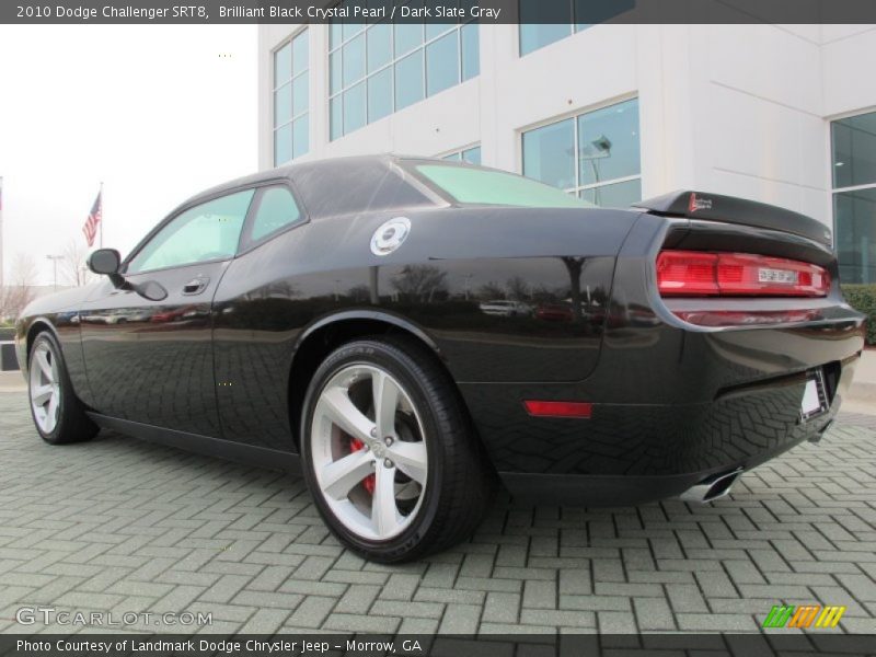 Brilliant Black Crystal Pearl / Dark Slate Gray 2010 Dodge Challenger SRT8