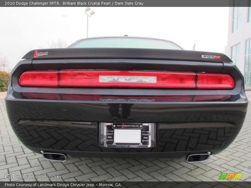 Brilliant Black Crystal Pearl / Dark Slate Gray 2010 Dodge Challenger SRT8