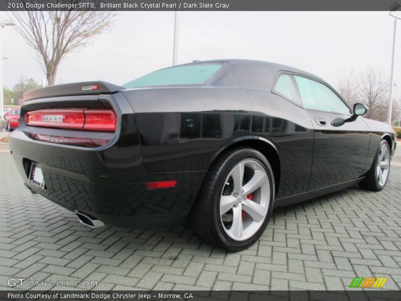 Brilliant Black Crystal Pearl / Dark Slate Gray 2010 Dodge Challenger SRT8