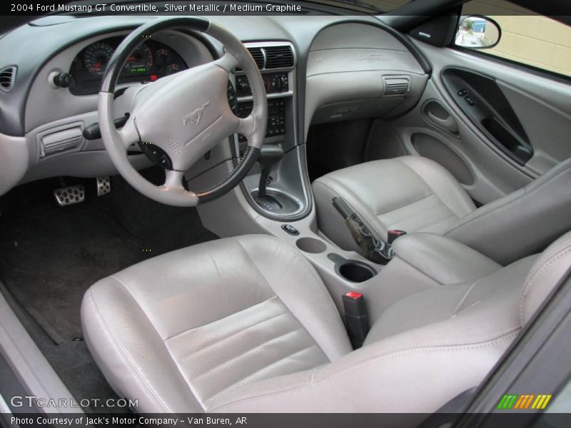 Silver Metallic / Medium Graphite 2004 Ford Mustang GT Convertible