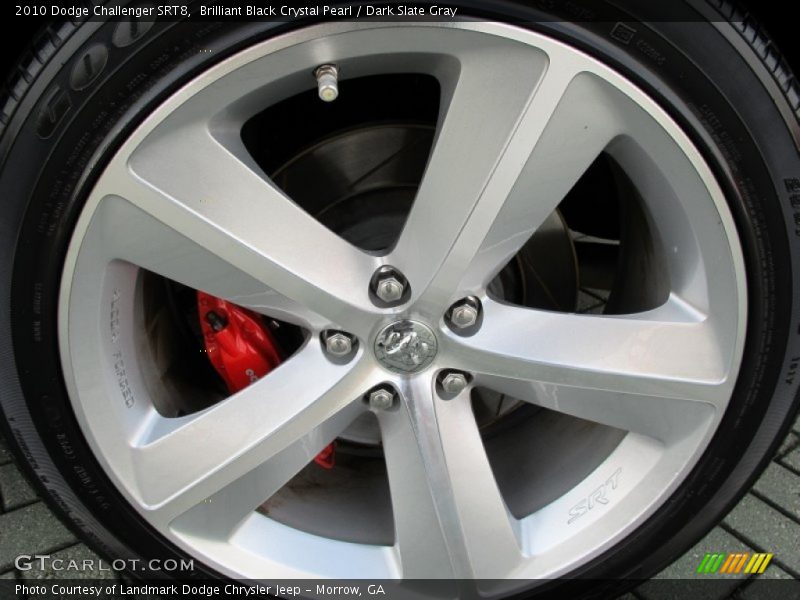 Brilliant Black Crystal Pearl / Dark Slate Gray 2010 Dodge Challenger SRT8