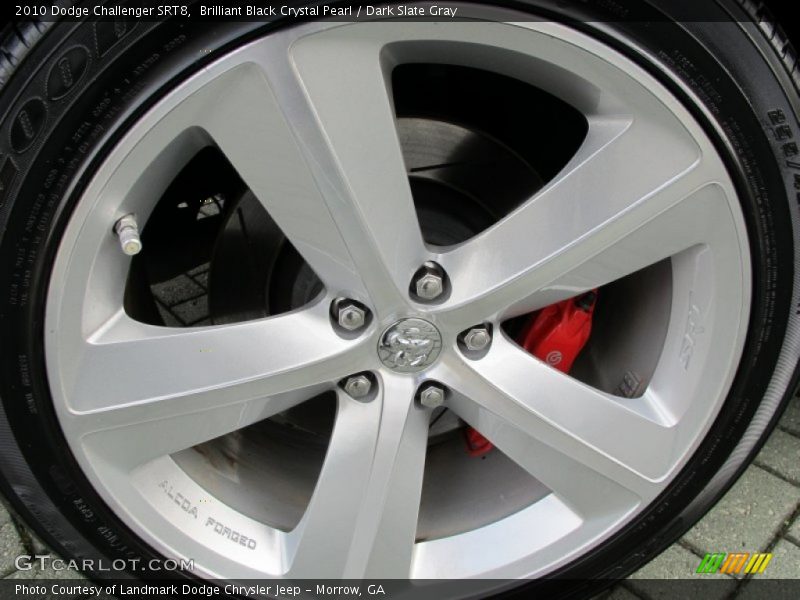 Brilliant Black Crystal Pearl / Dark Slate Gray 2010 Dodge Challenger SRT8