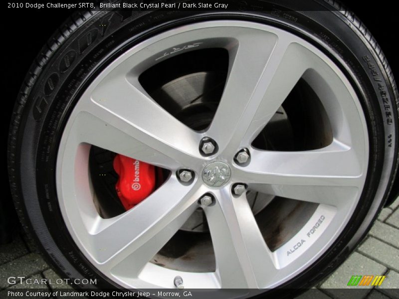 Brilliant Black Crystal Pearl / Dark Slate Gray 2010 Dodge Challenger SRT8