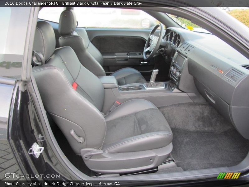 Brilliant Black Crystal Pearl / Dark Slate Gray 2010 Dodge Challenger SRT8