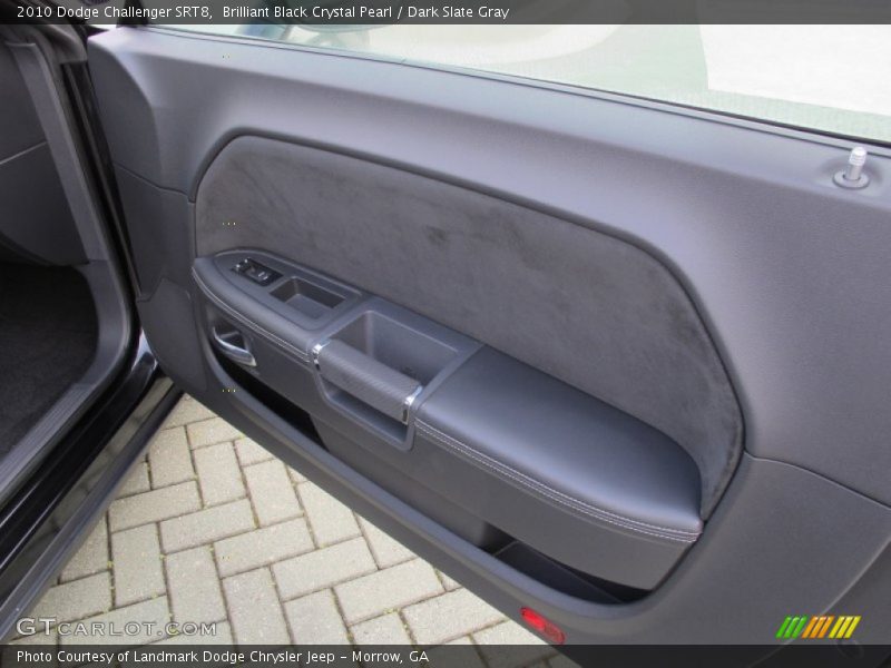 Brilliant Black Crystal Pearl / Dark Slate Gray 2010 Dodge Challenger SRT8