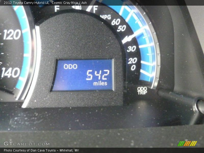 Cosmic Gray Mica / Ash 2012 Toyota Camry Hybrid LE