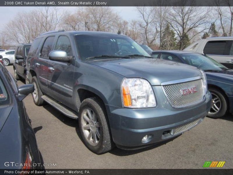 Stealth Gray Metallic / Ebony 2008 GMC Yukon Denali AWD