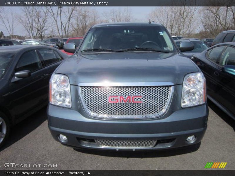 Stealth Gray Metallic / Ebony 2008 GMC Yukon Denali AWD