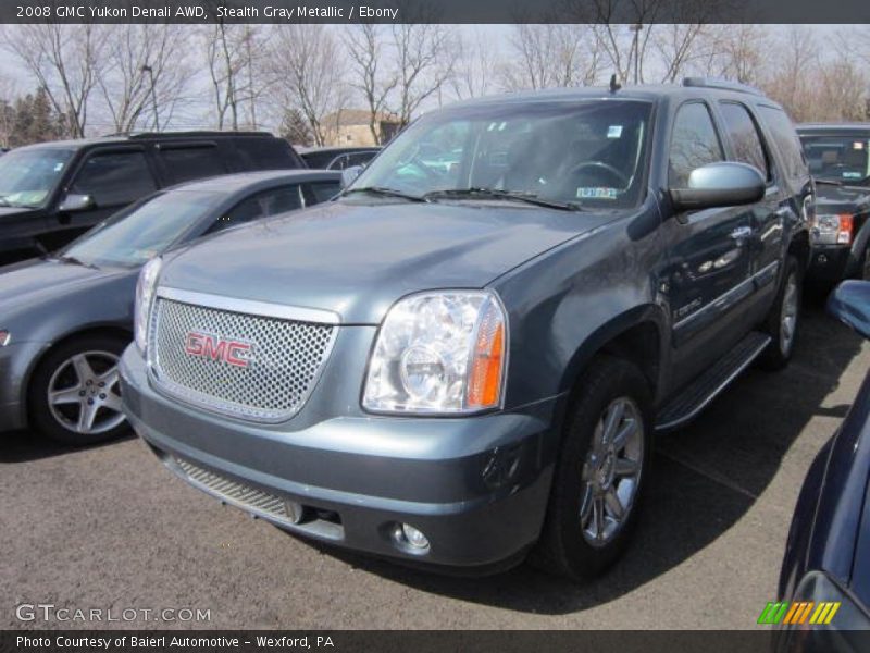 Stealth Gray Metallic / Ebony 2008 GMC Yukon Denali AWD