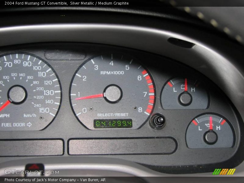 Silver Metallic / Medium Graphite 2004 Ford Mustang GT Convertible