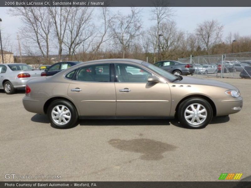 Sandstone Metallic / Neutral 2006 Buick LaCrosse CX