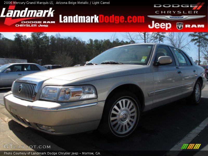 Arizona Beige Metallic / Light Camel 2006 Mercury Grand Marquis LS