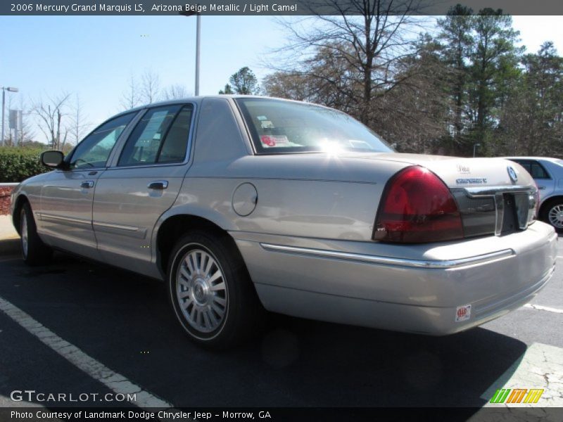 Arizona Beige Metallic / Light Camel 2006 Mercury Grand Marquis LS