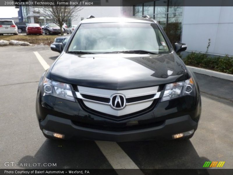 Formal Black / Taupe 2008 Acura MDX Technology