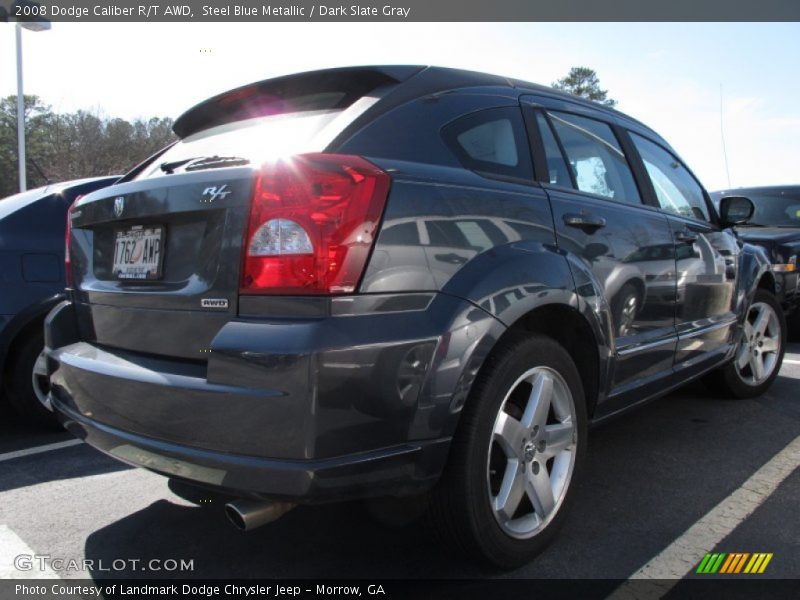 Steel Blue Metallic / Dark Slate Gray 2008 Dodge Caliber R/T AWD