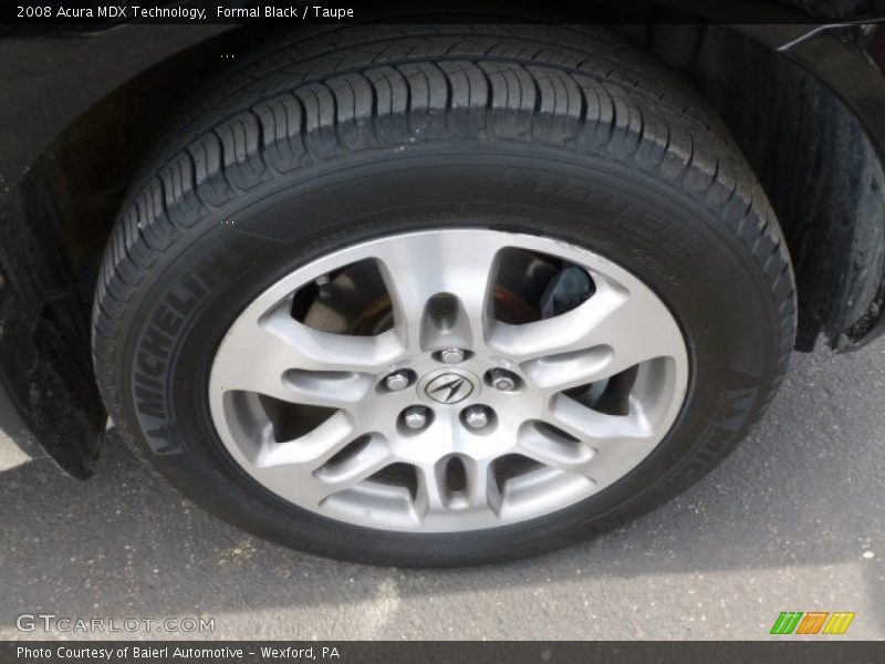 Formal Black / Taupe 2008 Acura MDX Technology