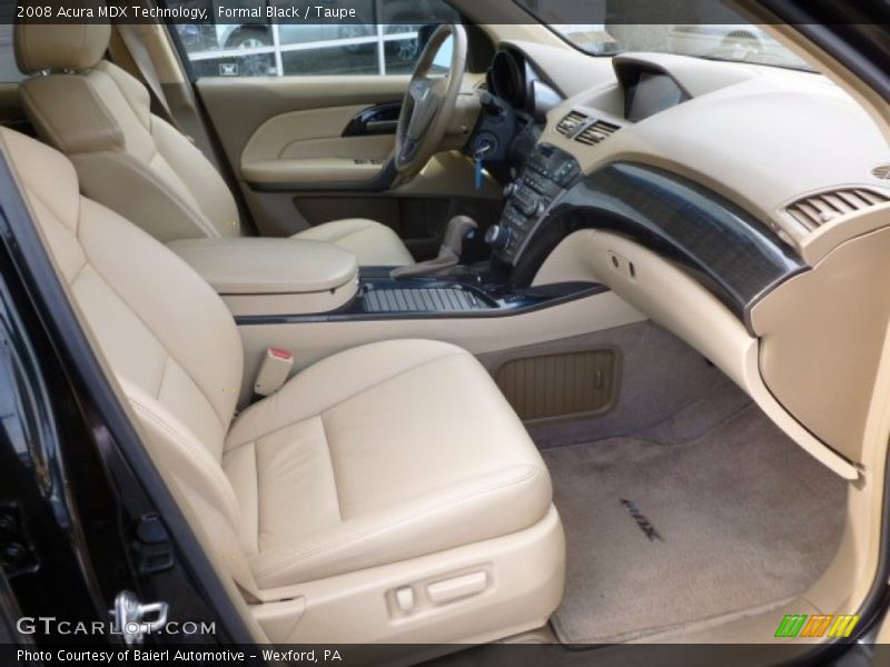 Formal Black / Taupe 2008 Acura MDX Technology
