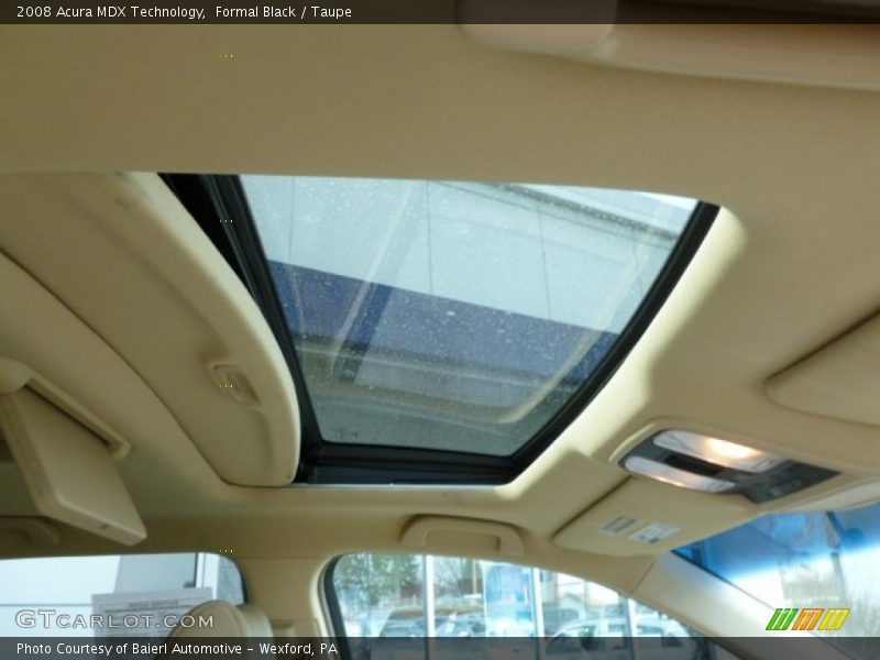 Formal Black / Taupe 2008 Acura MDX Technology