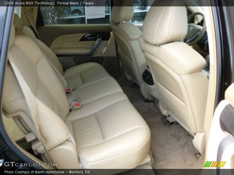 Formal Black / Taupe 2008 Acura MDX Technology