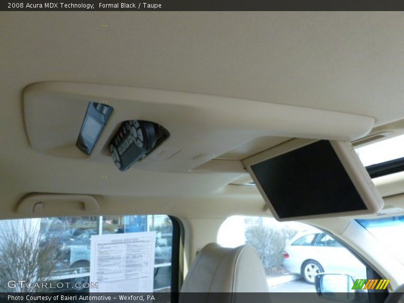 Formal Black / Taupe 2008 Acura MDX Technology
