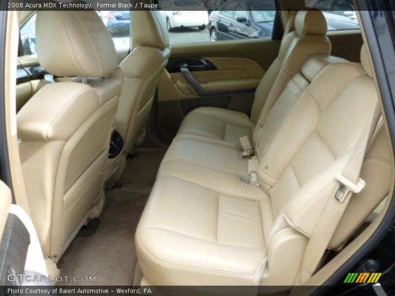 Formal Black / Taupe 2008 Acura MDX Technology