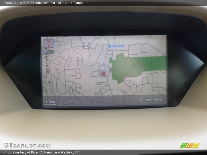 Formal Black / Taupe 2008 Acura MDX Technology