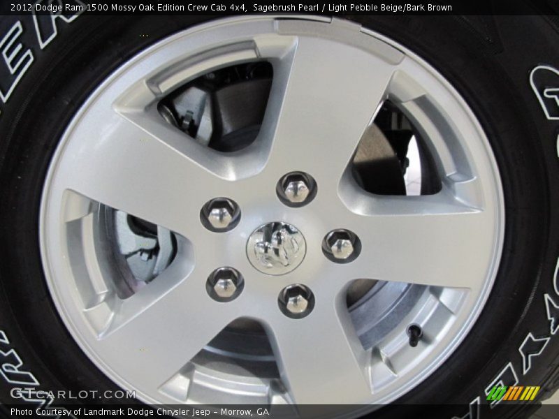 Sagebrush Pearl / Light Pebble Beige/Bark Brown 2012 Dodge Ram 1500 Mossy Oak Edition Crew Cab 4x4