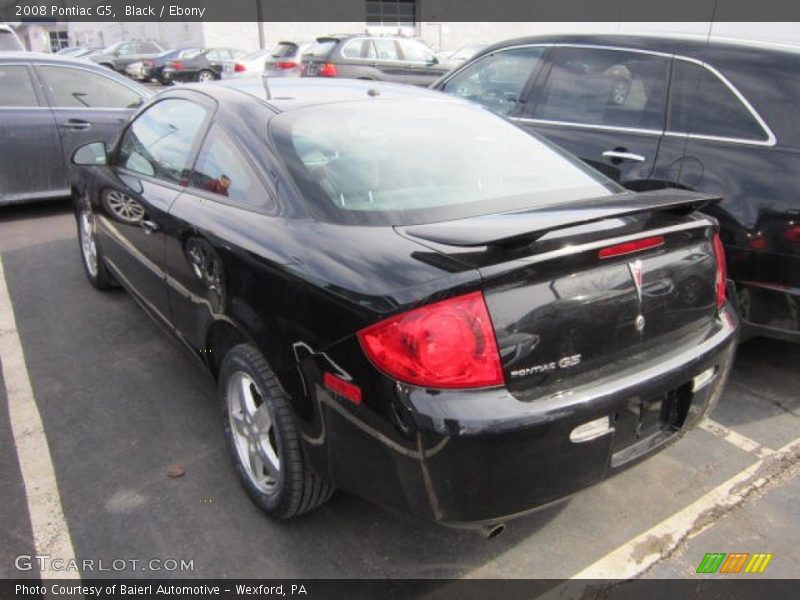 Black / Ebony 2008 Pontiac G5