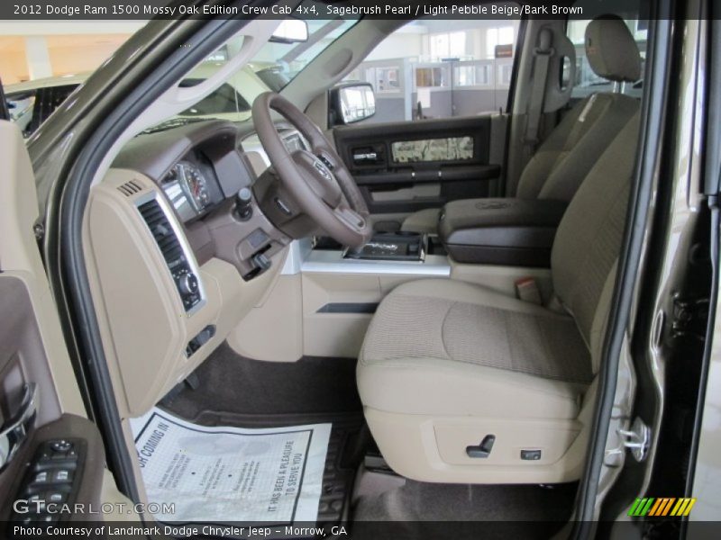 Sagebrush Pearl / Light Pebble Beige/Bark Brown 2012 Dodge Ram 1500 Mossy Oak Edition Crew Cab 4x4