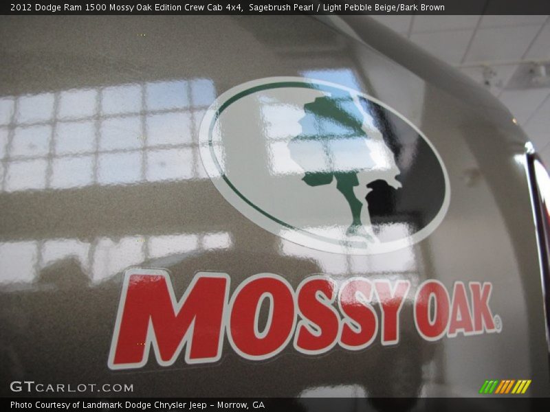Sagebrush Pearl / Light Pebble Beige/Bark Brown 2012 Dodge Ram 1500 Mossy Oak Edition Crew Cab 4x4