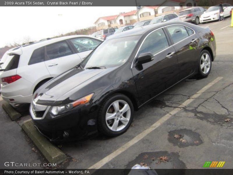 Crystal Black Pearl / Ebony 2009 Acura TSX Sedan