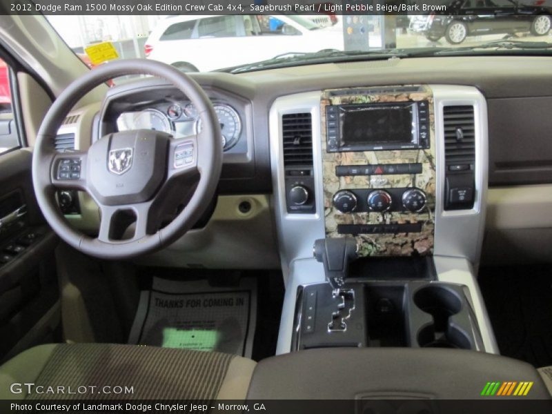 Sagebrush Pearl / Light Pebble Beige/Bark Brown 2012 Dodge Ram 1500 Mossy Oak Edition Crew Cab 4x4