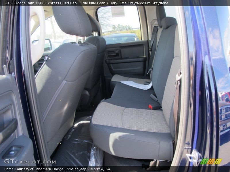 True Blue Pearl / Dark Slate Gray/Medium Graystone 2012 Dodge Ram 1500 Express Quad Cab