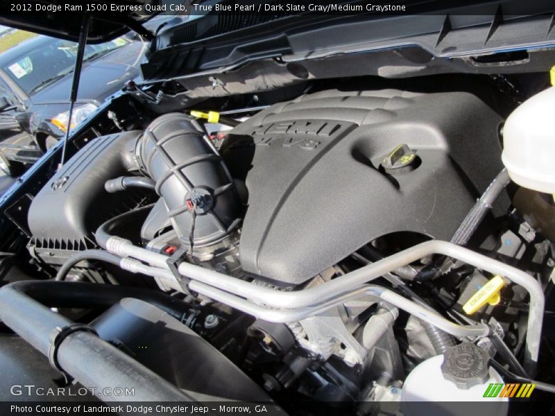 True Blue Pearl / Dark Slate Gray/Medium Graystone 2012 Dodge Ram 1500 Express Quad Cab