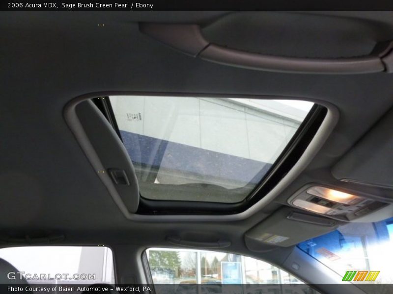 Sage Brush Green Pearl / Ebony 2006 Acura MDX