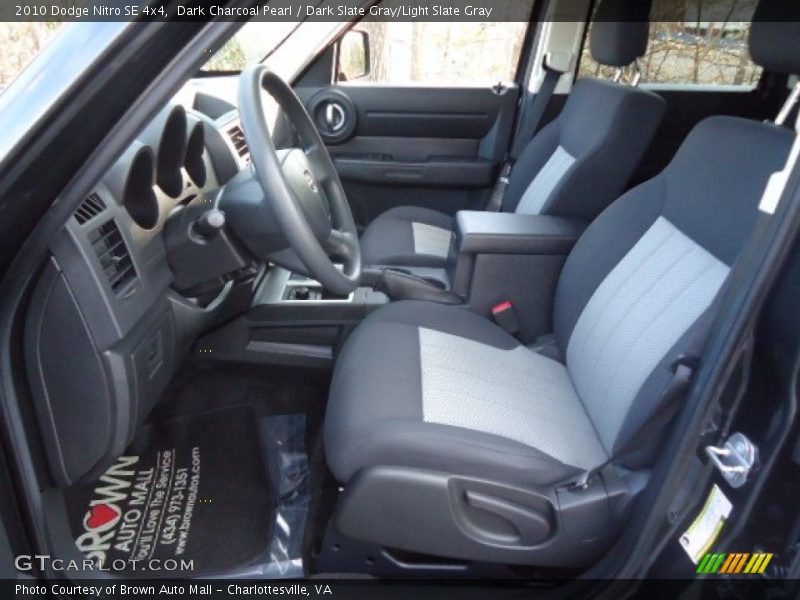 Dark Charcoal Pearl / Dark Slate Gray/Light Slate Gray 2010 Dodge Nitro SE 4x4
