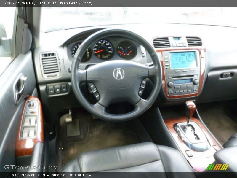 Sage Brush Green Pearl / Ebony 2006 Acura MDX